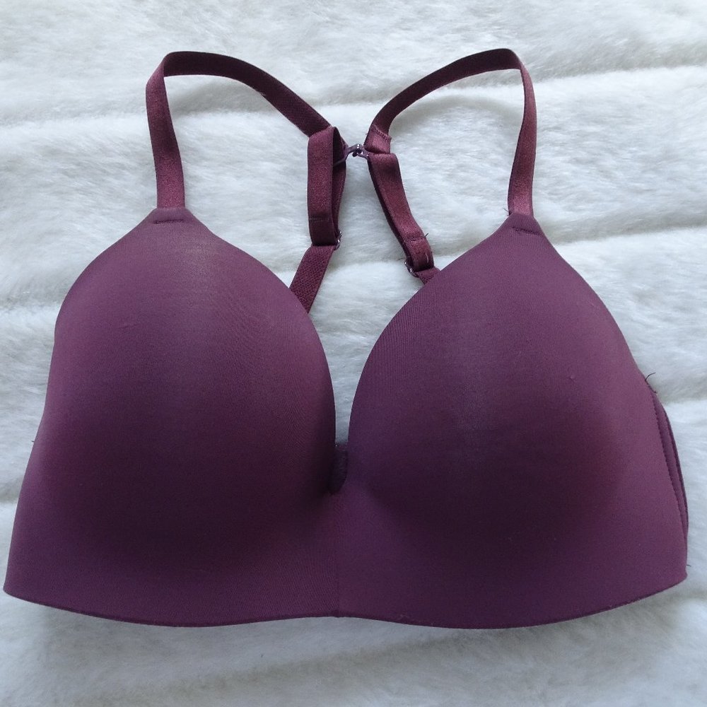 Auden Purple Underwire Lace Bra 32D